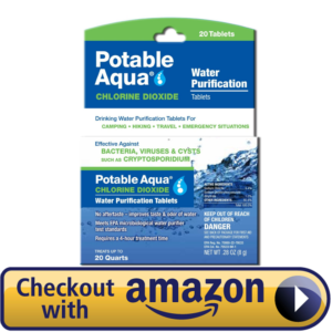 Portable Aqua water Treatment Tablets